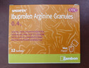 【原研】司百得精氨酸布洛芬颗粒0.4g*12包*2盒 痛经 生理痛 牙疼痛 头痛 解热镇痛 实拍图