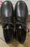 红蜻蜓女鞋小皮鞋真皮牛皮秋冬加绒保暖软底平底女皮鞋工作鞋妈妈鞋平跟 黑色 真皮（单里 不加绒） 38 实拍图