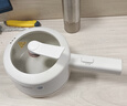 美的（Midea）电煮锅 小电锅 电蒸锅 长柄 宿舍小锅 多功能辅食锅 1.6L学生寝室一体泡面小火锅 XZE2017 配蒸笼 实拍图