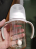 贝亲（Pigeon）自然离乳 PPSU重力球吸管双把手奶瓶 240mL  6月+ AA252 实拍图