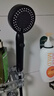 Rosecret【德国】增压淋浴花洒喷头全套强劲家用多功能洗澡手持莲蓬喷头 五档单花洒【幻夜黑】六代升级版丨浴室浴霸单头 硅胶出水孔密集大出水量畅享淋浴 实拍图