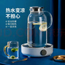 炊大皇 冷水壶大容量夏日解暑冷水壶 耐热防爆玻璃杯水果茶壶2.5L 实拍图