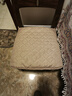 君别夹棉椅子垫椅子套椅罩餐桌椅学生坐垫家用餐厅凳子套木椅屁垫通用 驼色 中号椅面（前宽度44-47CM范围适用） 实拍图