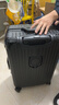 飞流高颜值行李箱男超轻音万向轮铝框拉杆箱女旅行箱学生密码箱子 经典黑【折叠杯架-隐藏挂包】 24英寸 【黄金尺寸/上学/出差/旅游】 实拍图