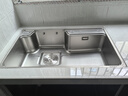 TOSO日式厨房水槽大单槽洗菜盆一体盆304升级316不锈钢台中下集渣碗池 75*46日式316L母婴级集渣水槽-圆抽拉全配置 水槽套餐 实拍图