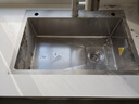 悍高（HIGOLD） 水槽大单槽厨房加厚304不锈钢家用压纹台下盆功能洗碗槽洗菜水池 【满配套餐】68×46抽拉龙头 实拍图