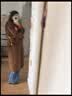 三彩【匠心大衣】100绵羊毛三彩2025冬季新款翻领双面毛呢外套长款女M 实拍图