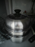 九阳（Joyoung）蒸锅26cm三层蒸锅复合底不锈钢汤锅家用蒸馒头包子高拱盖ZGH2601 实拍图