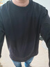 优衣库男装女装大师T AIRism棉混纺圆领T恤长袖25秋冬新款479781 09 黑色 M 实拍图