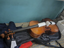 克莉丝蒂娜（Christina）大提琴儿童初学者专业级手工演奏级大学生成人乐器C04考级入门级 C04大提琴+琴盒 1/2适合身高135cm左右 实拍图