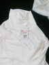 优衣库女装HEATTECH摇粒绒两翻领套头衫/长袖高领470142 01 乳白色 3XL /175/108C 实拍图