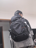 Edison初中生书包大容量双肩包多隔层防泼水高中学生背包 K052-8黑色 实拍图