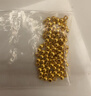 喜上眉梢喜饰黄金古法金珠999足金散珠硬金光面磨砂转运珠路路通圣诞礼物 4mm 重版光珠单颗0.2g 实拍图