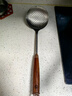 京东京造 漏勺 316不锈钢勺子炒勺火锅勺花梨木长柄厨房防烫过滤 实拍图
