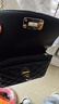 CHARLES&KEITH菱格链条手提斜挎包小方包包女包生日礼物CK2-50701608 Black黑色 S 实拍图