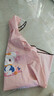 牧萌儿童雨衣带书包位男童女童女孩全身防水学生雨披 粉色兔子 4XL 实拍图