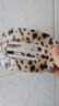 TELETIES美国进口扁平发夹高级感抓夹后脑勺鲍鱼夹女神节礼物 杏暖豹纹L 实拍图