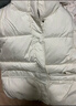 森马（Semir）棉马甲女冬季防泼水纯色oversize立领面包服叠穿时尚百搭外套 奶白10501 L 实拍图