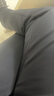 罗蒙（ROMON）休闲裤男商务休闲时尚职业西装裤弹力修身加绒裤子男装黑色32 实拍图
