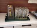 格娜斯（CRISTALGLASS）日式玻璃杯家用喝水杯家庭套装泡茶杯子耐热创意锤纹牛奶杯耐高温 实拍图