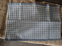 洁丽雅（Grace）纯棉枕巾 A类 四线格蓝单条装 50*80cm 实拍图