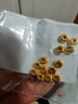 御邪足金999光面算盘珠隔断珠黄金垫片DIY手串手链金配饰 算盘珠:约0.03g（预售） 实拍图
