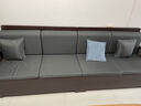 墨宸沙发 紫金檀木实木沙发新中式客厅大小户型冬夏两用转角储物家具 四人位 实拍图