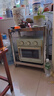 欢帆加厚不锈钢厨房用具置物架落地两层烤箱锅架收纳架多层储物货架子 特厚 高60二层【层高可调】 长50宽30 实拍图