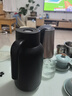 炊大皇保温壶316L不锈钢大容量家用热水壶暖瓶一体无缝内胆2L（哑光黑） 实拍图
