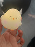 卡通小鸡仔小夜灯高颜值卧室可爱装饰发光玩具儿童生日分享小礼物 小鸡仔/白色 实拍图