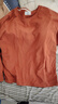 马登工装美式重磅长袖T恤男宽松纯棉磨毛打底衫春秋薄款男士卫衣 砖红色 【宽松/可拍小一码】 2XL 实拍图