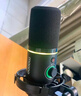 闪克Maono闪克动圈麦克风电脑直播话筒内置声卡直播录音配音游戏视频会议闪客pd200x手机收音麦有线 PD200X黑色(圆盘支架款) 实拍图