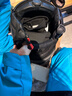 迈卡龙滑雪头盔雪镜一体雪盔单双板防撞男女成人保暖透气滑雪帽滑雪装备 JNA联名款【K10黑+MX30大视野雪镜】酱紫 L码-适合女生（头围53-58cm） 实拍图