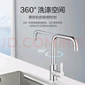 恒洁（HEGII）厨房水龙头 锌合金7字旋转洗菜盆冷热出水直角水龙头HMF123-411C 实拍图