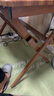 麦芽图图折叠电脑桌家用卧室简易免安装桌子折叠桌小户型床边桌写字学习桌 胡桃色【80CM】 实拍图