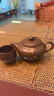 LOCKZI原矿紫砂茶壶大容量仿古名家纯手工泡茶壶功夫茶具杯套装妍送礼物 紫砂-紫泥大仿古(一鹿呈祥)（送茶杯） 480ml 实拍图