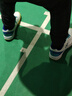 YONEX尤尼克斯羽毛球鞋yy入门级训练减震动力垫男女SHB101CR白/蓝 43码 实拍图