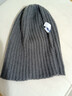 回力（Warrior）针织帽子男冬季大头围户外休闲毛线帽女大头粗线显脸小保暖堆堆帽 针织灰【秋冬热卖款】 高弹力【55-62CM】 实拍图