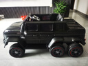 福儿宝（FUERBAO）奔驰授权儿童电动车六驱可坐大人遥控玩具车小孩宝宝双人越野送礼 六驱软胎黑+后备箱+双皮座双油门 实拍图