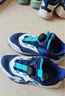 361°童鞋儿童运动鞋四季青少年实战训练耐磨旋钮扣篮球鞋 紫34 实拍图