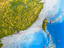 北斗1.1米超大精雕新版2张地图世界中国地图3d立体凹凸地形图约1.1*0.78米大尺寸挂图办公家用装饰画墙防水   实拍图