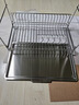 无印良品 MUJI 不锈钢 双层沥水篮 长方形水槽厨房沥水架 碗架 MC41CC1S 银色 约长38.5X宽23.3X高36cm 实拍图