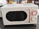 美的小滋味系列微波炉变频家用小型奶油风百搭复古转盘式一级能效低频轻音20L预制菜加热（M2H1） 实拍图