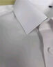 南极人衬衫男纯色长袖商务衬衫男士棉质舒适衬衣外套修身白衬衫男2XL 实拍图