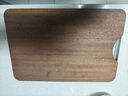 双枪乌金檀菜板 百年龄整木砧案板家用切菜食品抗菌防霉实木40*27*2.5 实拍图