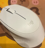 罗技（Logitech）M330 静音鼠标 无线鼠标 办公鼠标 右手鼠标 带无线微型接收器 白色 实拍图