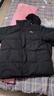 安踏【林孝埈同款】四防面包羽绒服短款冬季保暖防污防水加厚立领外套 【四防立领月销1000+】基础黑7902-4 XL (男180) 实拍图