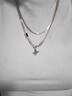 戚小米星芒双层叠戴男士项链男潮锁骨链小众高级感吊坠时尚饰品生日礼物 实拍图