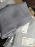 无印良品A类全棉枕套100%纯棉枕套枕巾48x74cm一对装 浅蓝灰 实拍图