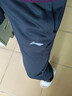 李宁运动裤男子秋冬季休闲裤拉链保暖卫裤直筒运动长裤AKLUA75 实拍图